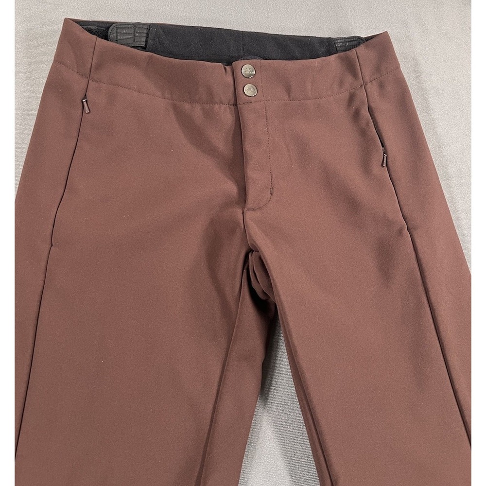 The North Face Women's Brown Softshell Snow Pants M Regular Bootcut Winter Ski - Picture 4 of 16